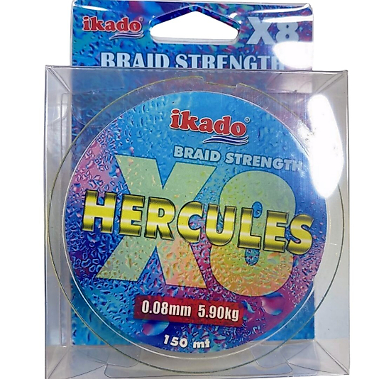 İkado Hercules 150 m 0,08 mm 5.90 Kg Çekerli İp Misina (Sarı Renk)