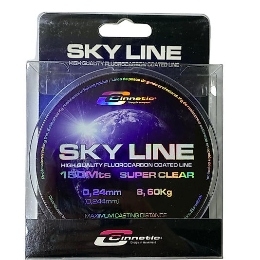 Cinnetcic Skyline 0,24mm Fluorocarbon kaplama 150 m Misina