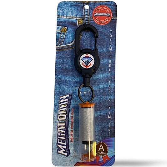 Megalodon Karabinalı Yem Sarma İpi — Surf Yem Bağlama İpi