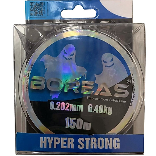 Boreas 0,202 mm Fluorocarbon Kaplama 150 m Hayalet Misina 6,4 Kg Çekerli